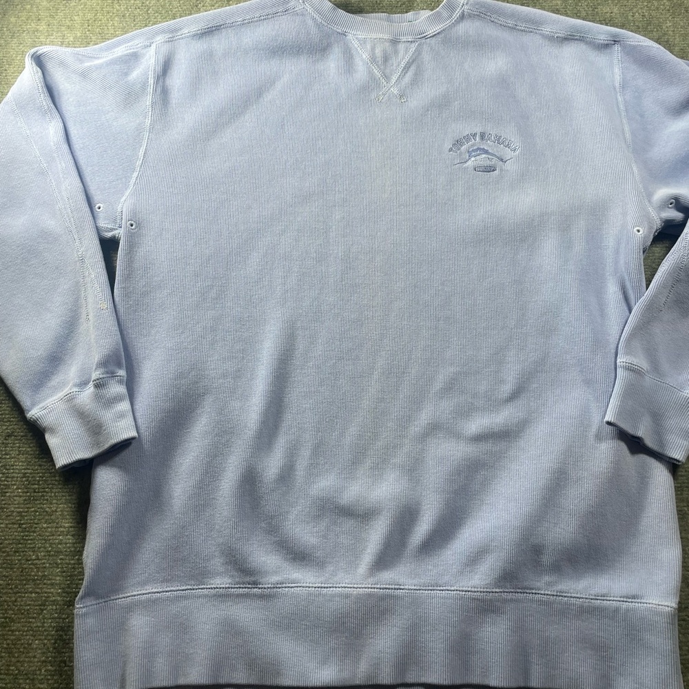 Tommy Bahama Light Blue Men's Crewneck Sweatshirt